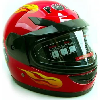 Helma na motorku Dětská moto helma PHX integrální červená