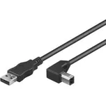 PremiumCord USB 2.0 AB 0,5m černý