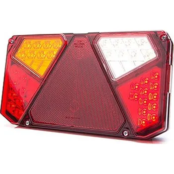 Zadní světlomet Zadní skupinová svítilna LED levá 12-24V WAS W125DL/915