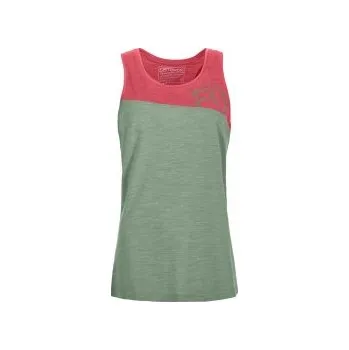 Ortovox 150 COOL LOGO TOP W green isar blend XL; Zelená nátělník + DÁREK DLE VÝBĚRU!