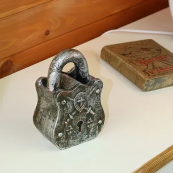 Visací zámek Visací zámek retro - kasička 16x10 cm