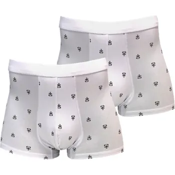 Boxerky PeSaiL Pánské boxerky MST-E510 ( 2 ks v balení ) Barva: Bílá, Velikost: L