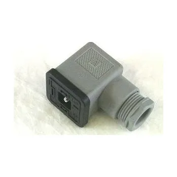 Parker Konektor EN 175301-803 s LED a usměrňovačem, šedý - PG11