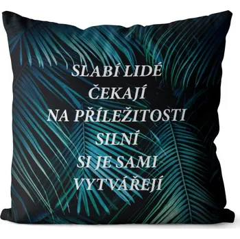 Dekorativní polštářek Polštář Silní lidé (Velikost: 40 x 40 cm)