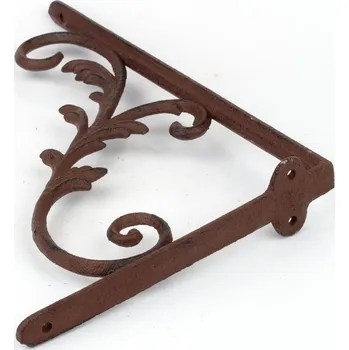 police Konzole na police ozdobná litina 20x27cm