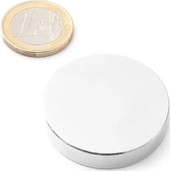 Dekorativní magnet Neodymový magnet kotouč Ø 40 mm, v. 8 mm, síla 20 kg