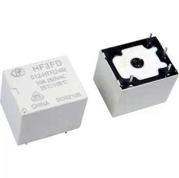 Relé Relé 12V 1 x 250V / 10A HF3FD 012-HTF HONGFA