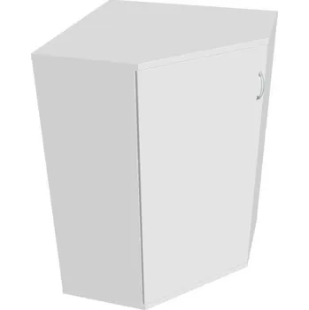 Kancelářský vozík HOBIS skříň vnitřní roh levá - SRV 3 01 L, bílá + doprava zdarma