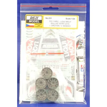 Plastikový model Reji model 1/24 Transkit Citroen DS3 WRC Rallye Tatry 2015