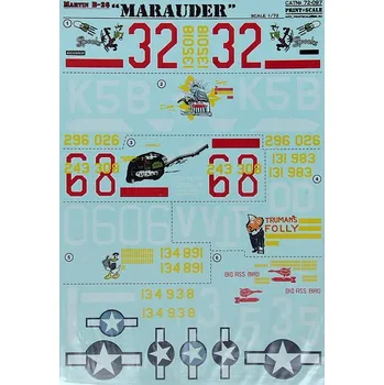 Plastikový model Print Scale 1/72 Martin B-26 MARAUDER (wet decals)