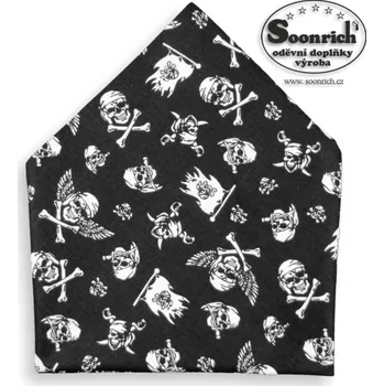 Šátek šátek pirátské lebky, bsp232