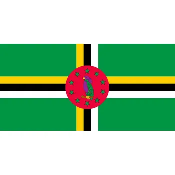 Vlajka Dominika vlaječka - 11 x 16 cm - nasunutí, zavěšení