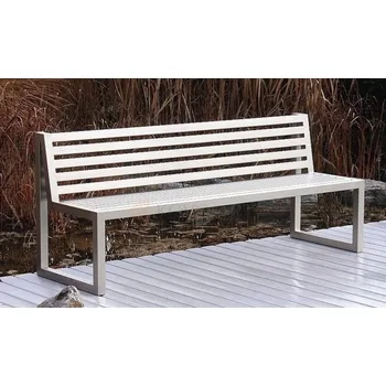 Zahradní lavice HTI Ocelová lavička Sinus KA-O1010 Typ ukotvení: klasické (šrouby), Barva konstrukce: černá komaxit (RAL 9005)