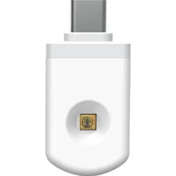 Dezinfekce Optonica LED UV germicidní dezinfekční adaptér pro chytré telefony USB-C, bílý