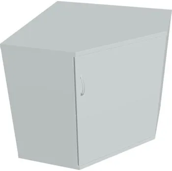 Kancelářský vozík HOBIS skříň vnitřní roh pravá - SRV 2 01 P, šedá + doprava zdarma