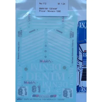 Plastikový model Reji model 1/24 BMW M1 Denim Procar Monaco 1980