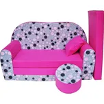 Dětská pohovka PUNTÍKY růžová