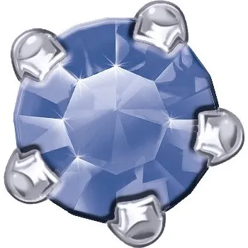 Náušnice Náušnice Claw Set Sapphire Estelle