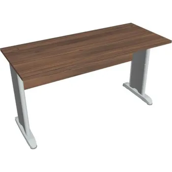 Kancelářský vozík HOBIS kancelářský stůl pracovní rovný - CE 1400, ořech + doprava zdarma