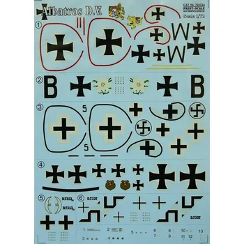 Plastikový model Print Scale 1/72 Albatros D.V (wet decal)