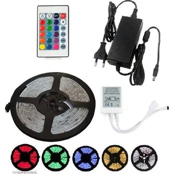 LED páska Light LED pásek 5050 60LED/m IP65 14,4W/m RGB, 5m, komplet 3A (LED pásek multicolor 5 metrů komplet )