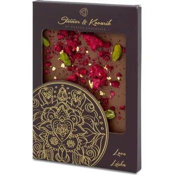 Čokoláda Pražská čokoláda Čokoládová mandala 35 % láska 70 g