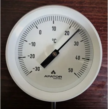 Domácí teploměr teploměr úhlový DTU -30+50°C stonek 100 mm