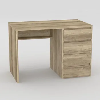 Psací stůl Psací stůl se šuplíky Lux -pravý Dub canyon