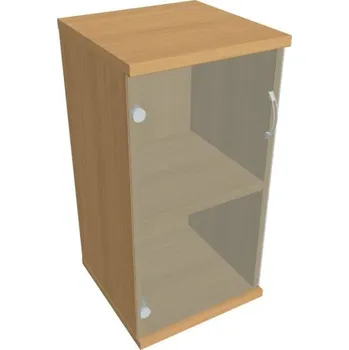 Kancelářský vozík HOBIS skříň policová dvéřová - S 2 40 03 L, buk + doprava zdarma