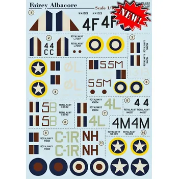 Plastikový model Print Scale 1/72 Fairey Albacore (wet decals)