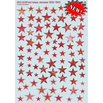 Plastikový model Print Scale 1/48 VVS USSR nation.insignia 1935-45 (wet decals)