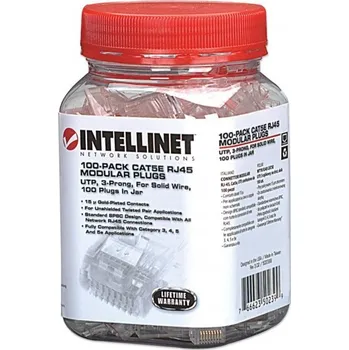 Intellinet konektor RJ45 Cat6 100ks (502344)