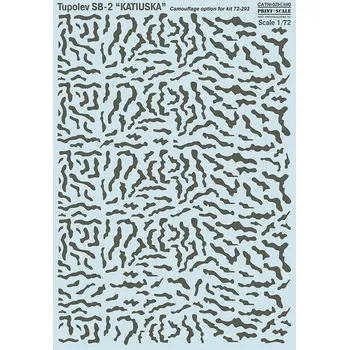 Plastikový model Print Scale 1/72 Camo Tupolev SB-2 Katiuska Pt.2 (wet decals)