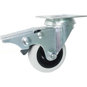 Pojezdové kolečko Nábytkové kolo 50 mm otočná vidlice s deskou