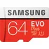 Paměťová karta Samsung Evo Plus Micro SDXC 64 GB Class 10 UHS-I + adaptér (MB-MC64HA/EU)