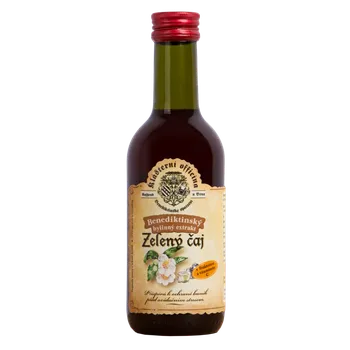 Přírodní produkt Klášterní officína Zelený čaj sirup 250 ml 