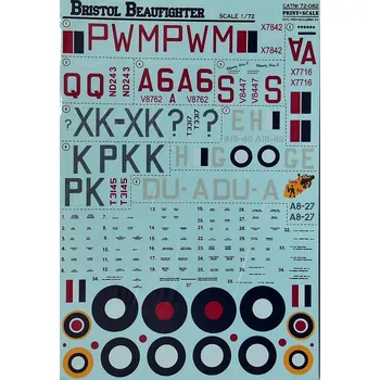 Plastikový model Print Scale 1/72 Bristol Beaufighter (wet decals)