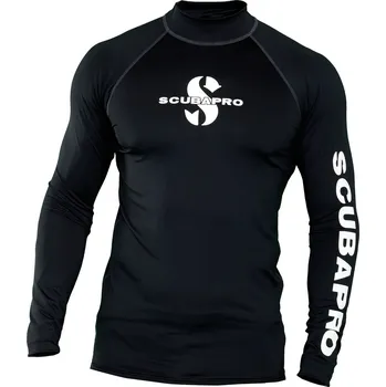 Rashguard Lycrové Triko Scubapro Rash Guard černé Upf50 Dlouhý Rukáv Panské Velikost: M