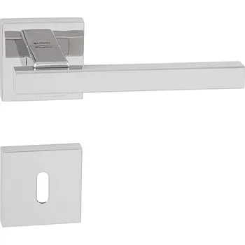 Dveřní kování klika TI - PRISMA - HR 1921Q Provedení: kl./kl. na rozetách, Povrch: OC -Chrom lesklý (03) 8584138119206