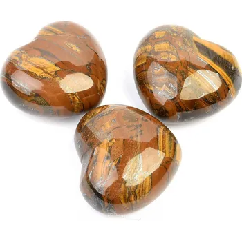 Přírodní kámen Hladké srdce tygří železo