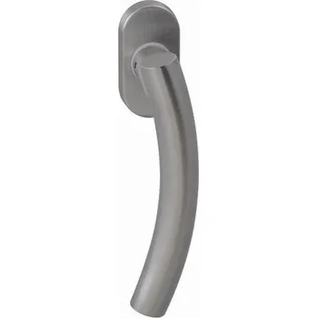 Okenní klika MP-KOVANI WB - DK - VEGA - R Provedení: klika na eurookno pravá, Povrch: BN - broušená nerez (16) 8584138084085