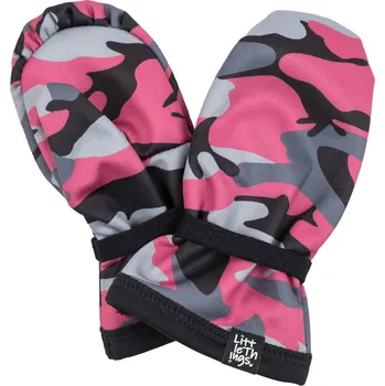 Rukavice růžové maskáčové rukavičky