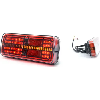 Zadní světlomet Zadní skupinová svítilna LED 24V 4-funkce leváWAS 1380DDL/PO24