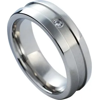 Prsten NUBIS® NSS1016 Dámský snubní prsten se zirkonem - velikost 51 - NSS1016-Zr-51