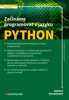 Začínáme programovat v jazyku Python - Rudolf Pecinovský (2020, brožovaná)