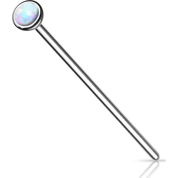 Piercing Šperky4U Variabilní piercing do nosu, opál 3 mm - N0145-OP17