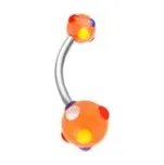 Šperky4U Piercing do pupíku - banánek - BA01069-O