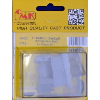 Plastikový model CMK 1/48 F-104G/J Cockpit & C2 ejection seat (KIN)