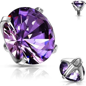 Piercing Šperky4U Microdermal závit 1,6 mm, rozměr 3 mm - MD01049-3TZ