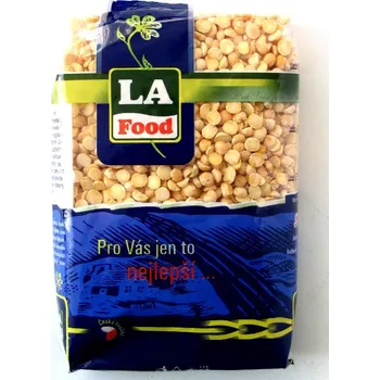 Luštěnina Hrách žlutý půlený loupaný 500 g LA FOOD